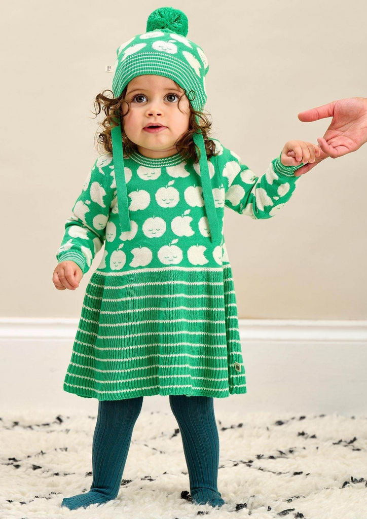 Smartie - Pea Apple Knit Dress