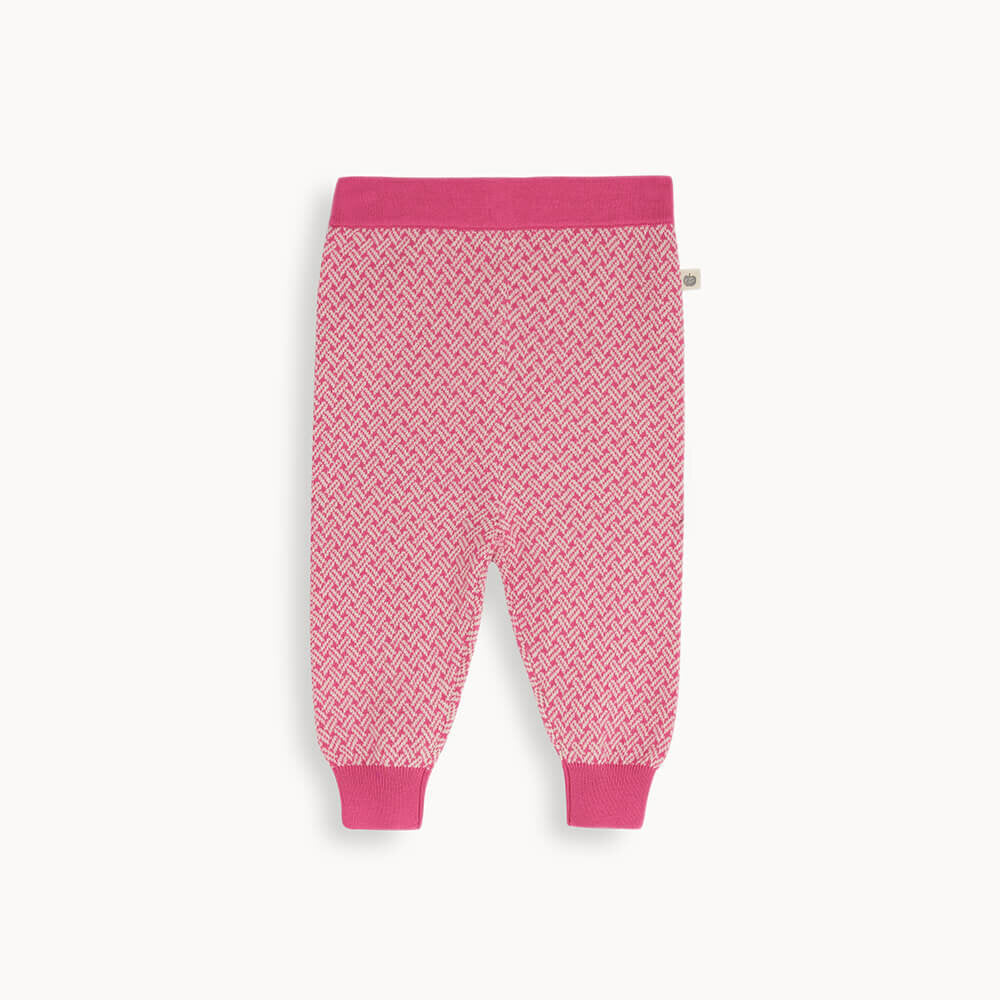 Stewie - Pink Knit Trouser