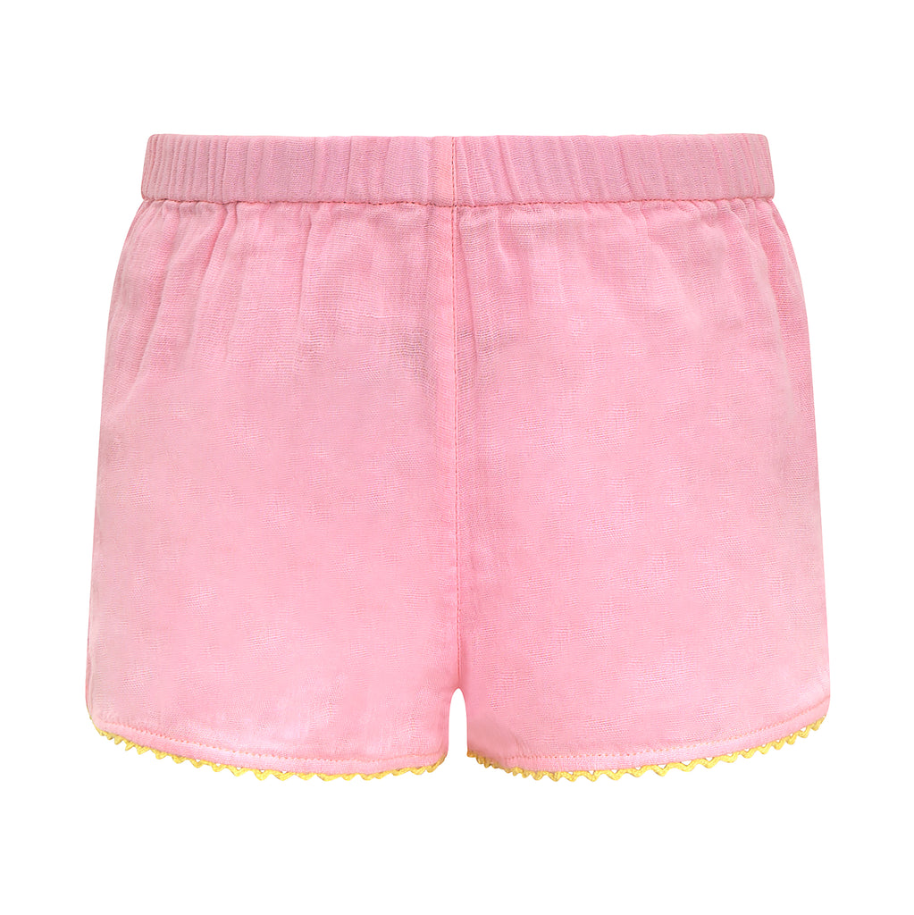 Girls Pastel Colour Block Short Set