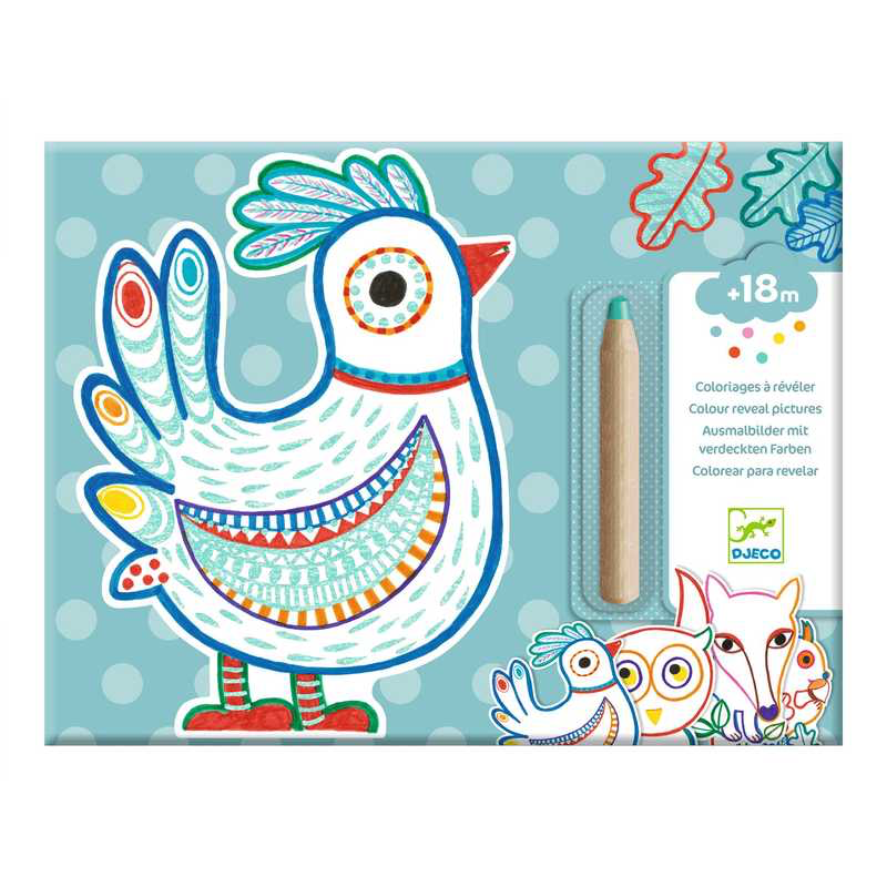 Woodland Animals Colour Reveal Set