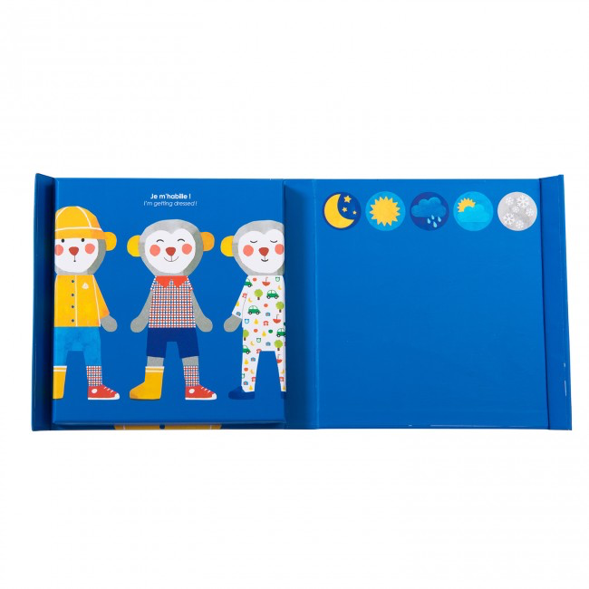Magnetic game - Getting dressed Les Popipop