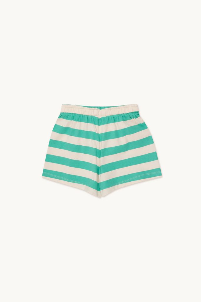 Stripes Shorts - Light Cream & Emerald
