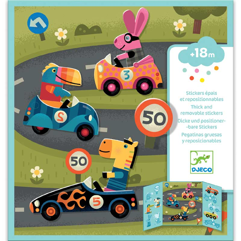 Create With Stickers - Cars