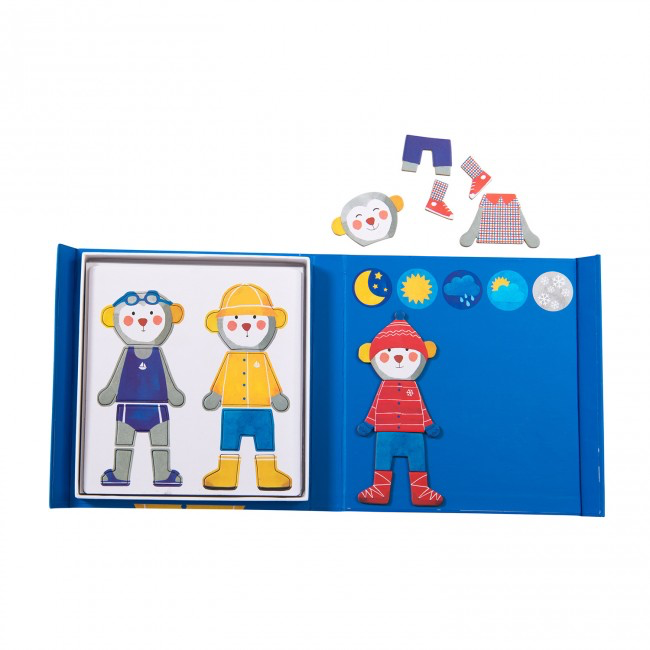 Magnetic game - Getting dressed Les Popipop