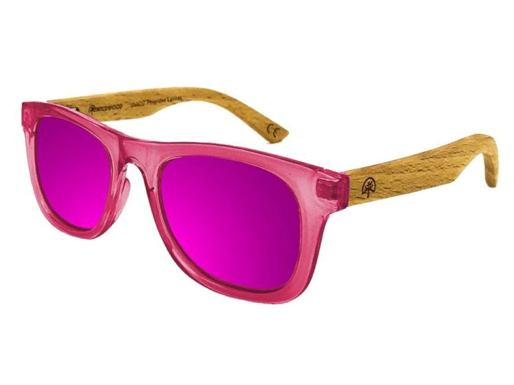 Kid's Beech Wood Sunglasses (3-9 Yrs) - Pink