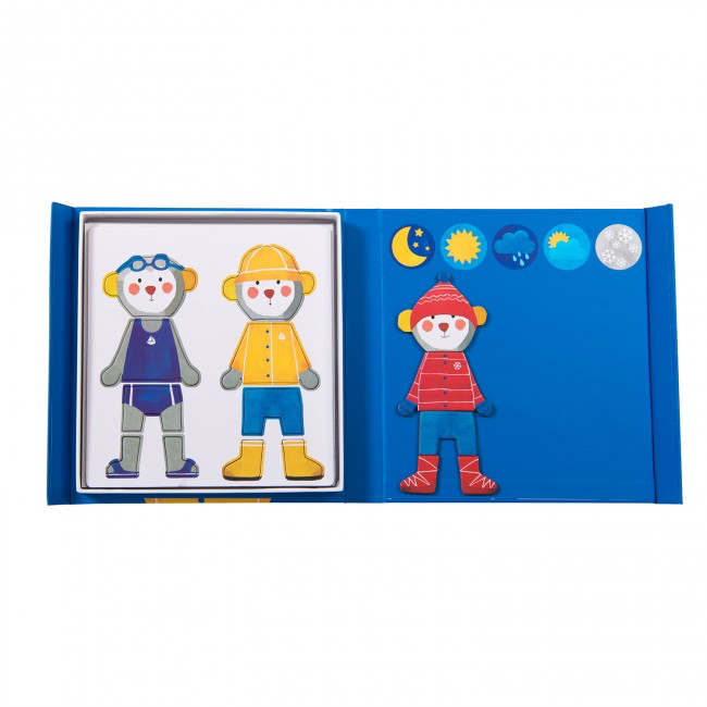 Magnetic game - Getting dressed Les Popipop