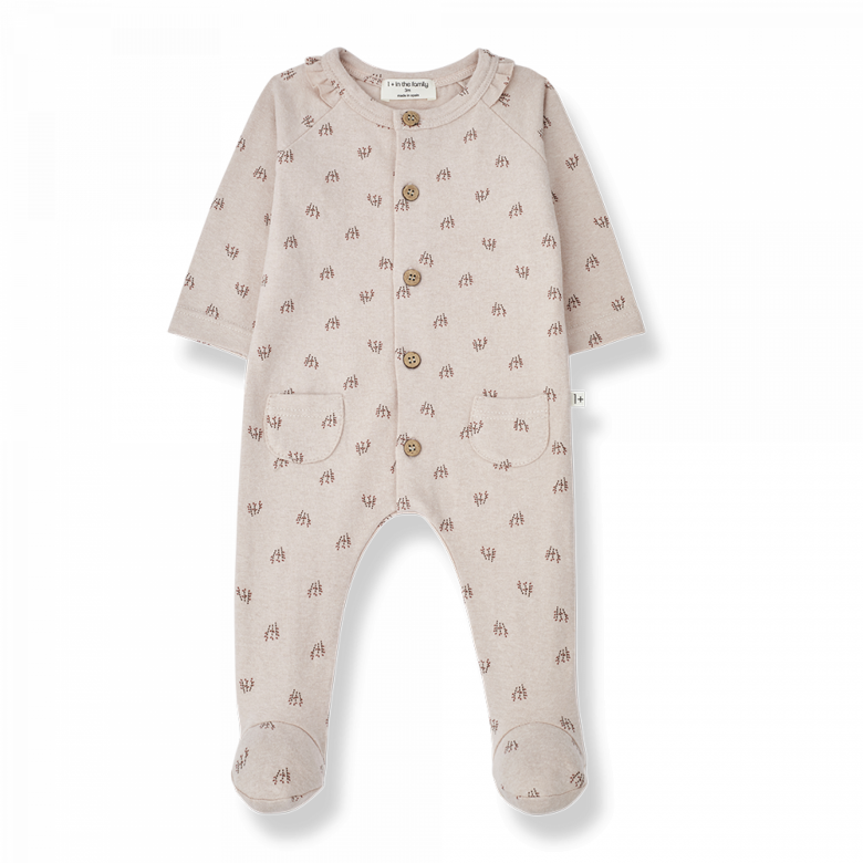 Melak Newborn/Jumpsuit - Nude