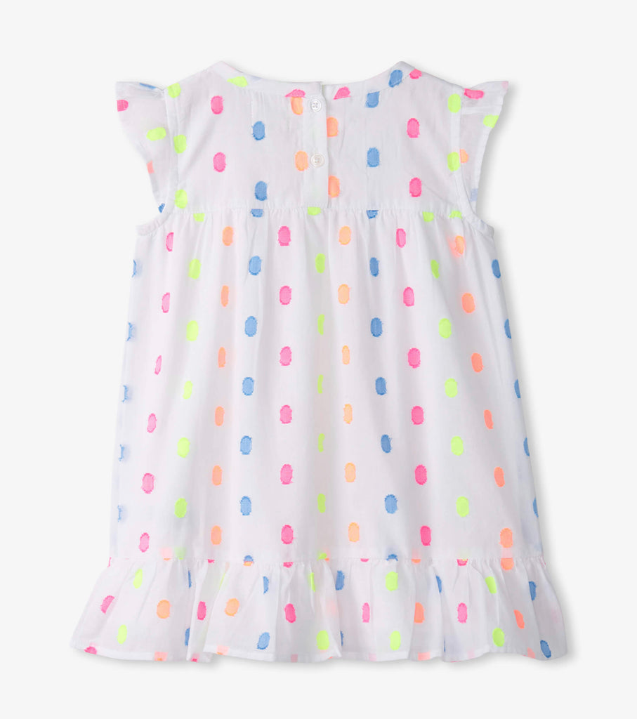 Summer Dots Flounce Dress
