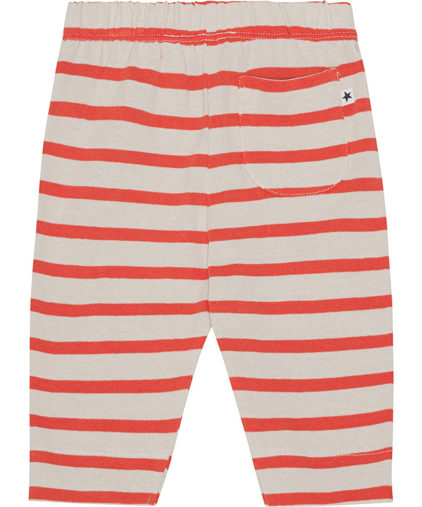 Saxon Trousers - Shell Red Stripe