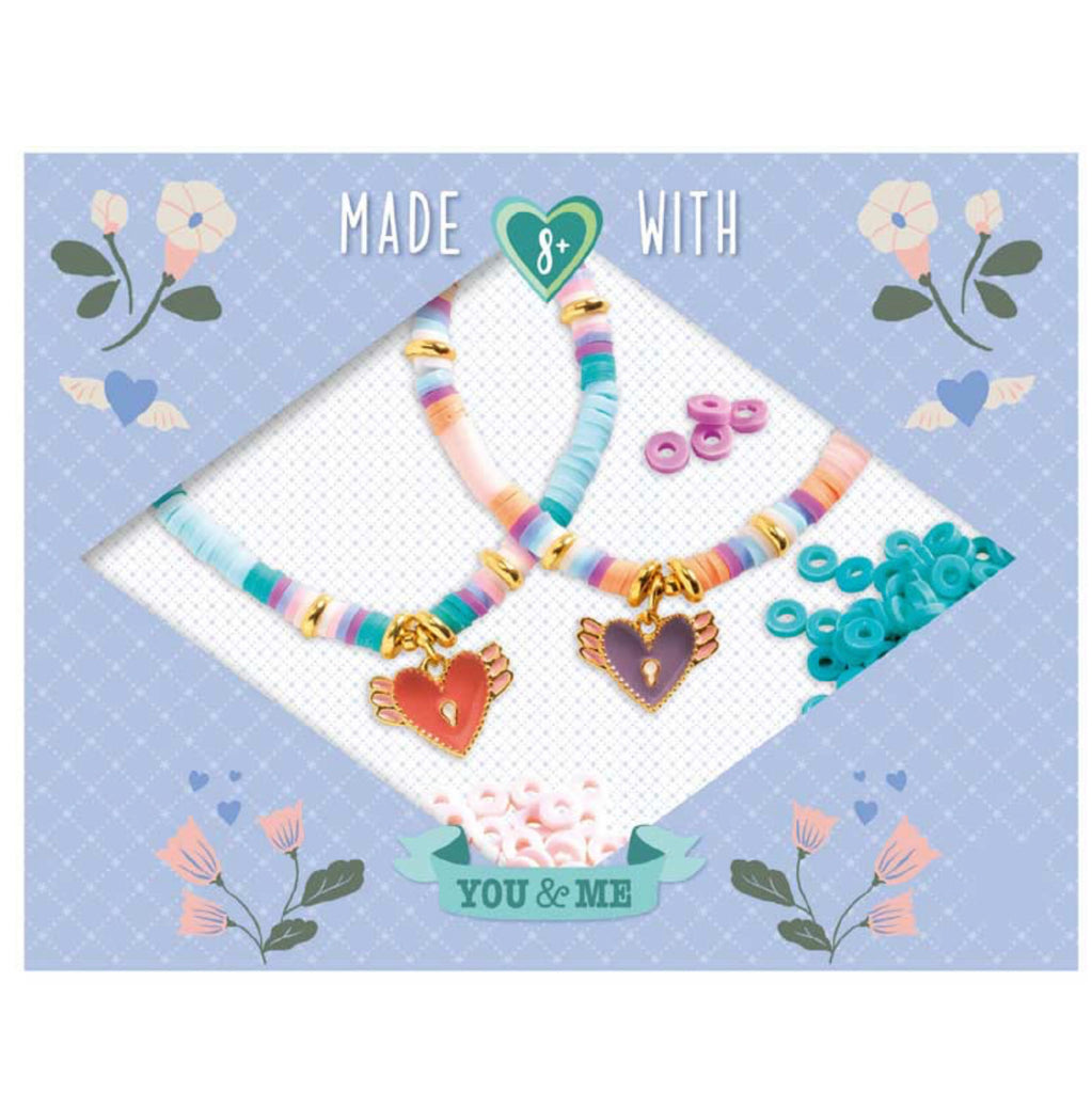 Duo Jewels Set - Heart Heishi
