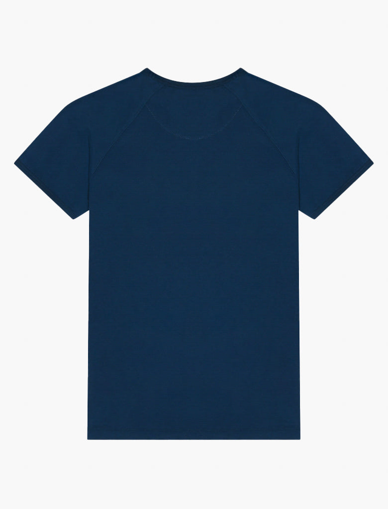 Kids T-Shirt - Sunset Stripe - Dress Blue