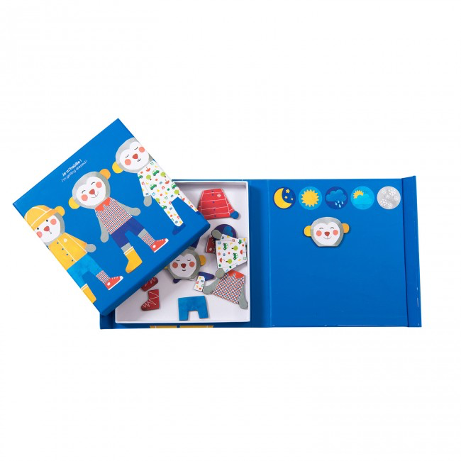 Magnetic game - Getting dressed Les Popipop