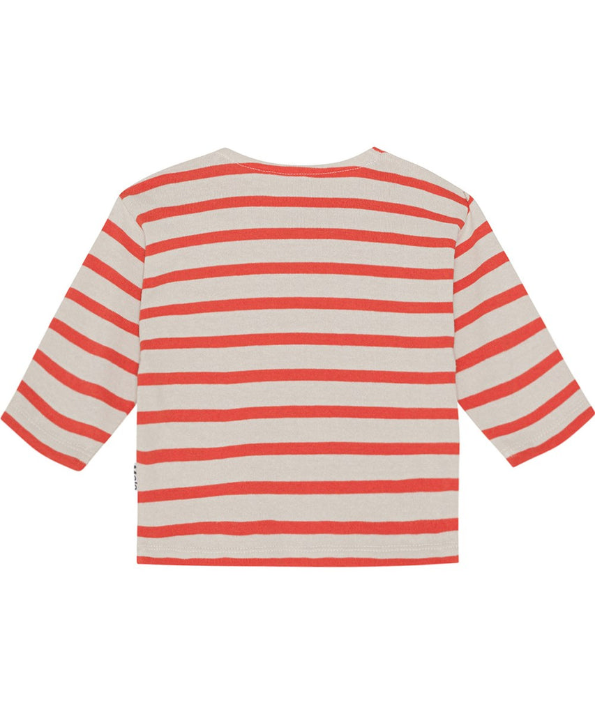 Edarko Long Sleeved Top - Shell Red Stripe
