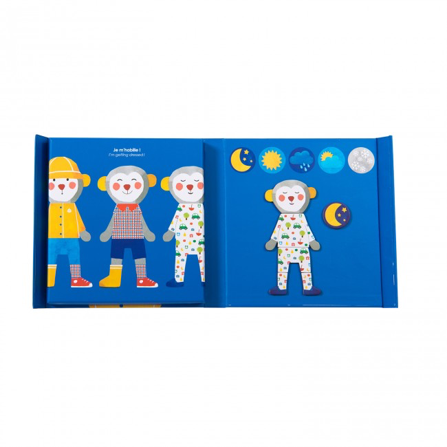 Magnetic game - Getting dressed Les Popipop
