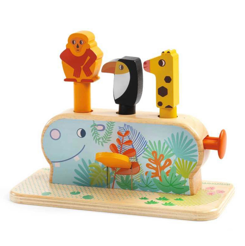 Pop-up -  Multi Pop Wooden Jumping Toy