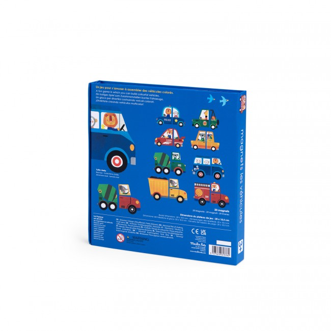 Magnetic game - Vehicles Les Popipop