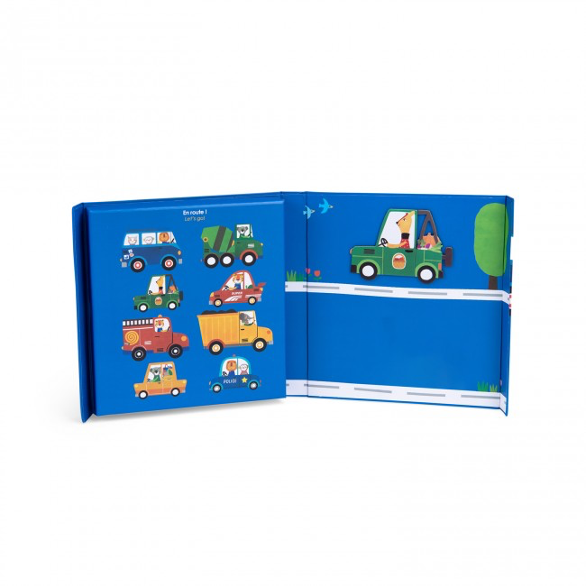 Magnetic game - Vehicles Les Popipop