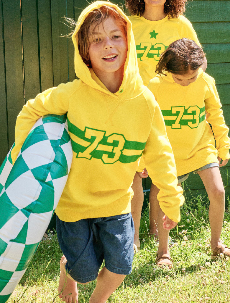 Kids Pullover Hoodie - 73 - Freesia Yellow