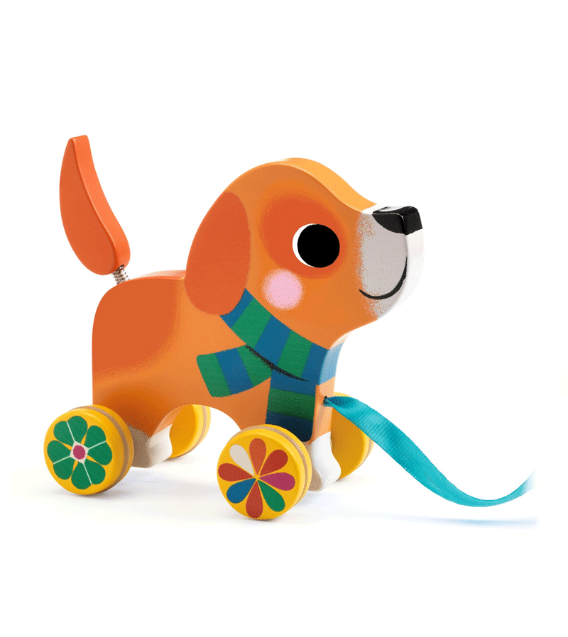 Pull Along Toy - Lou Dog