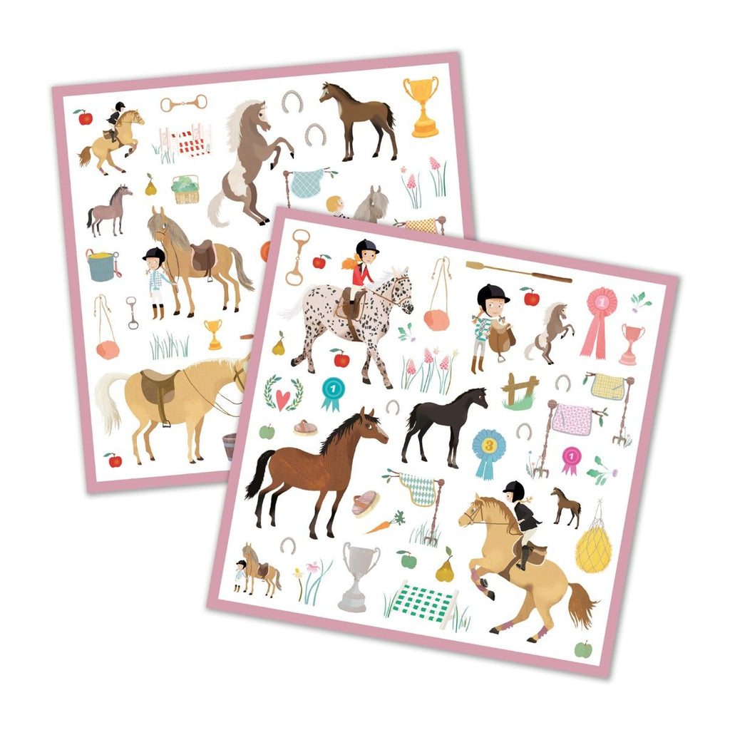 Djeco Sticker Collection - Horses