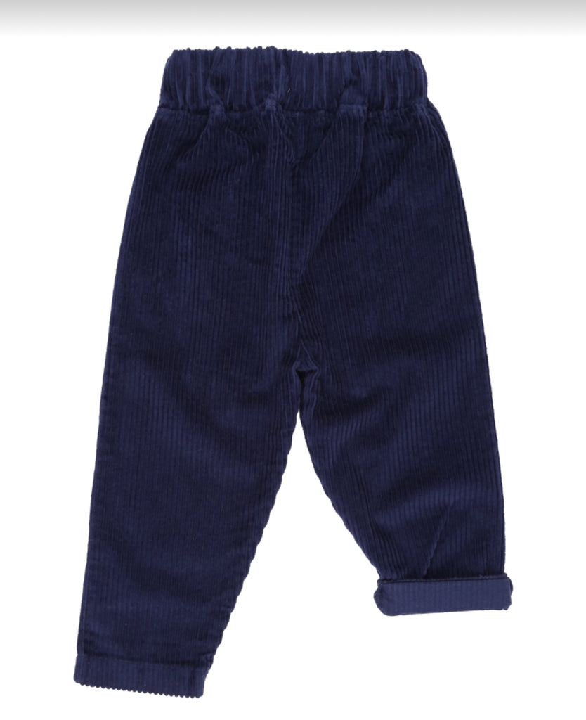 Navy Cord Trousers