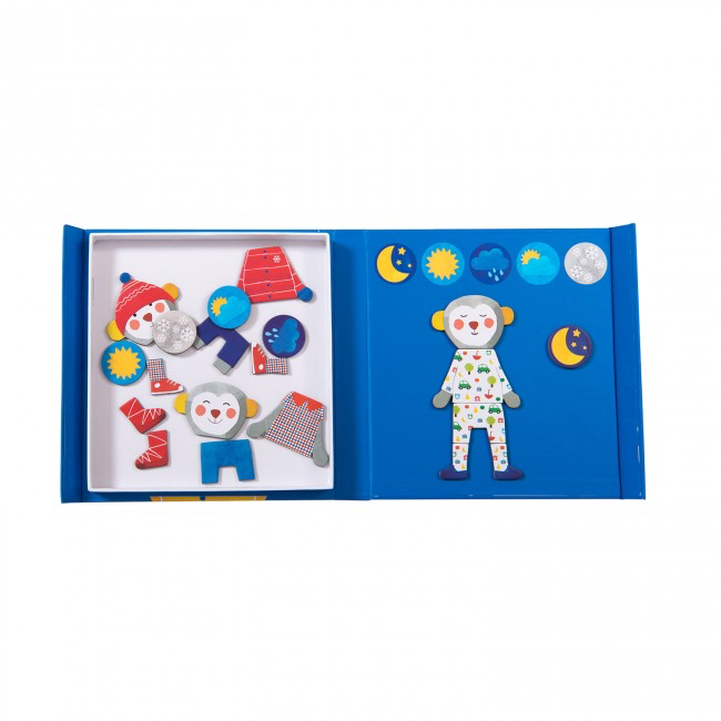 Magnetic game - Getting dressed Les Popipop