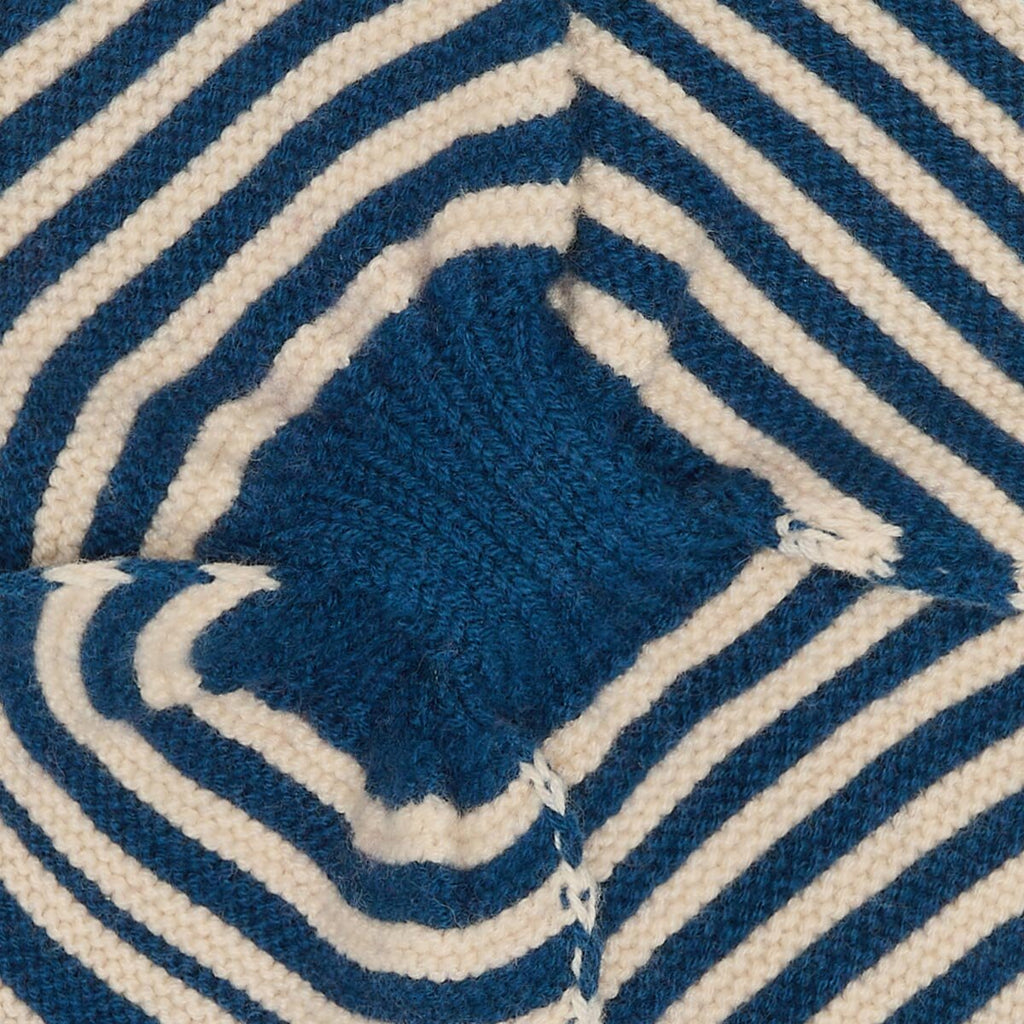 Tawny - Navy Mix Striped Loop Scarf
