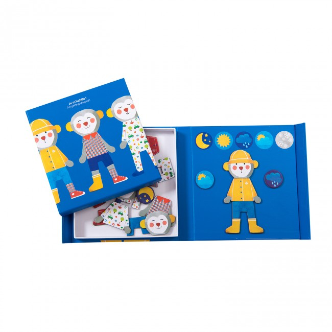 Magnetic game - Getting dressed Les Popipop
