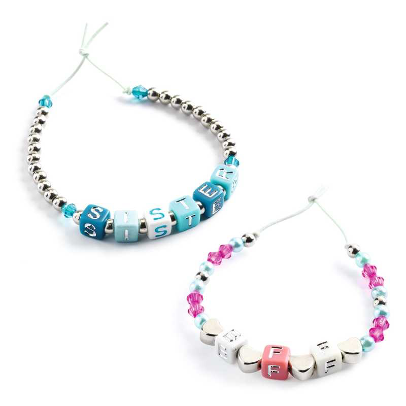 Silver Alphabet Beads