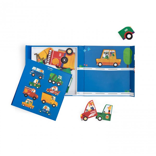 Magnetic game - Vehicles Les Popipop