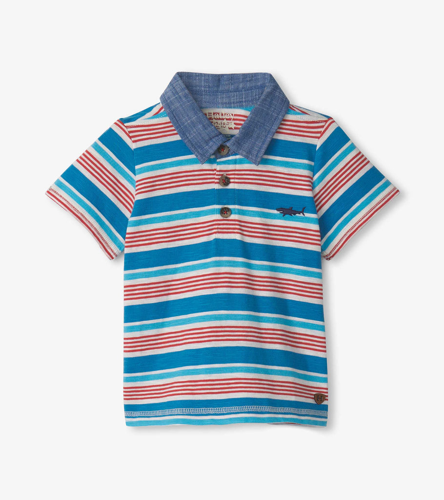 Baby & Toddler Boys Mediterranean Stripes Polo