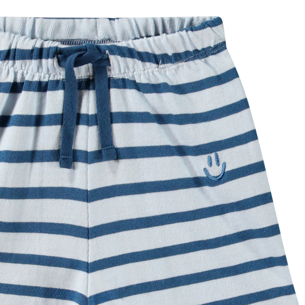 Skie Blue Lagoa Stripe Shorts