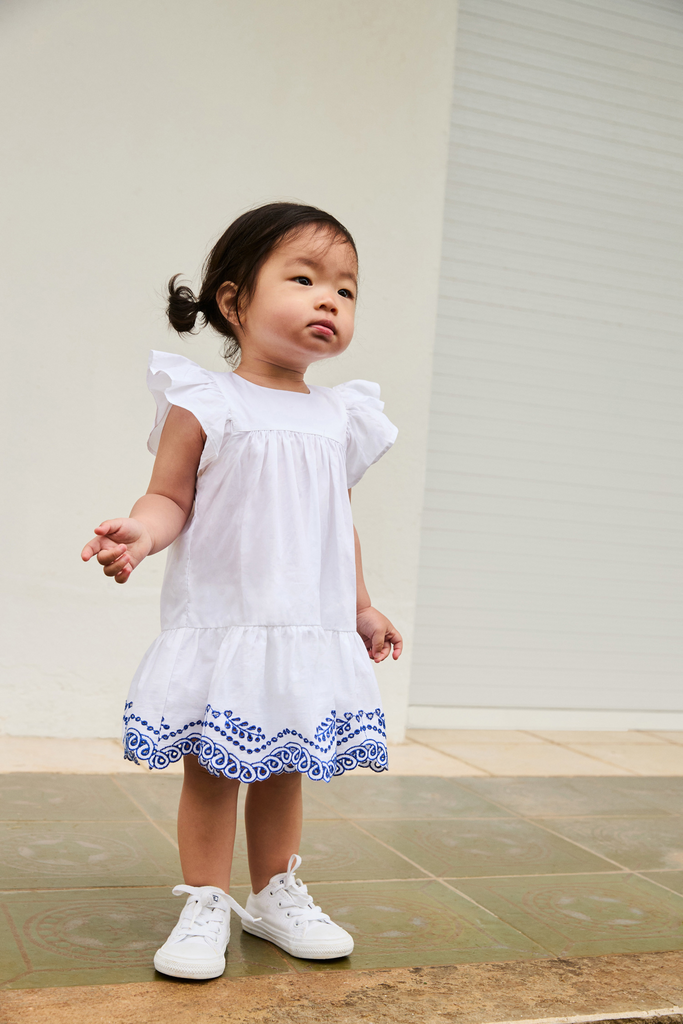 Cammas Crisp White Dress