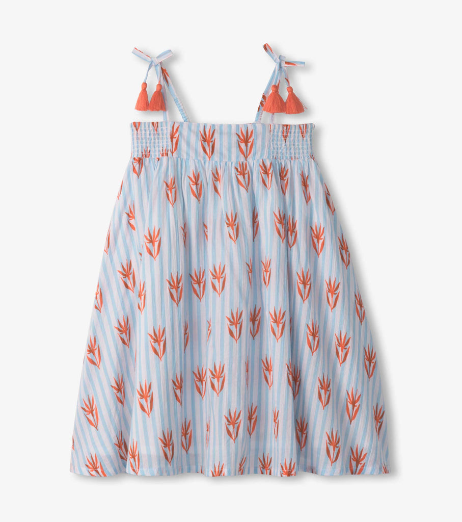 Crinkle Gauze Ticking Full Dress
