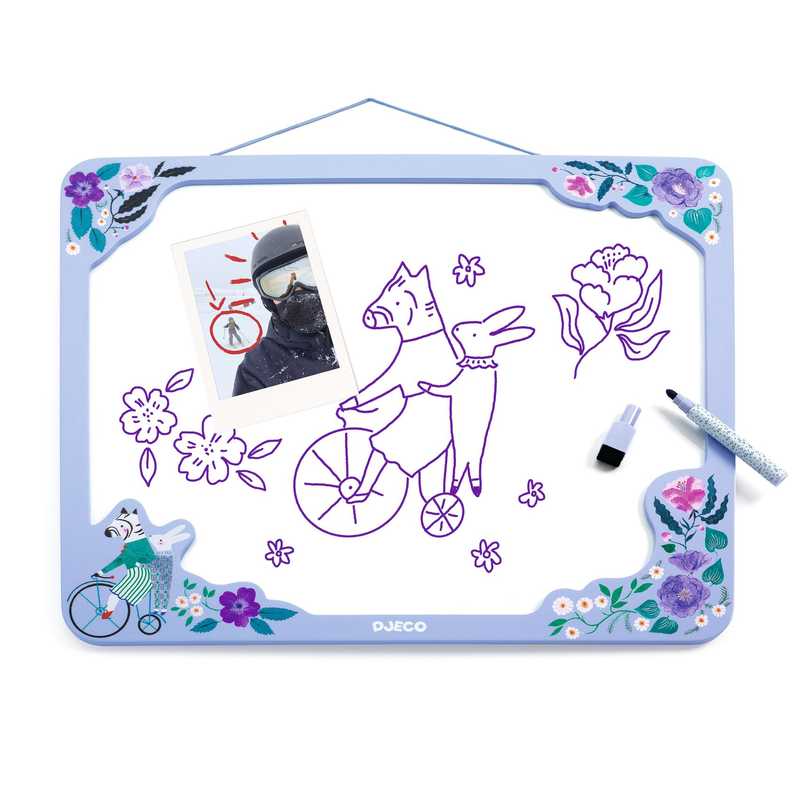 Zebra Magnetic Board with Erasable Marker