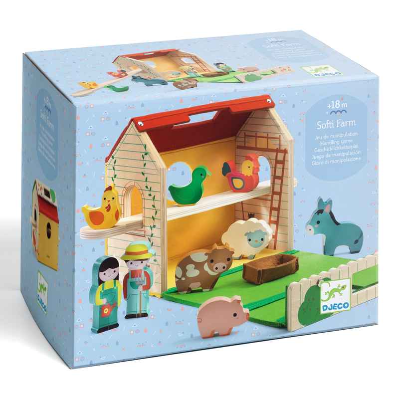 Djeco Wooden Softi Farm