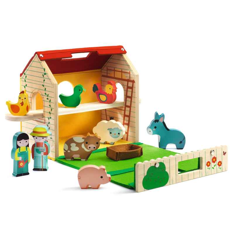 Djeco Wooden Softi Farm