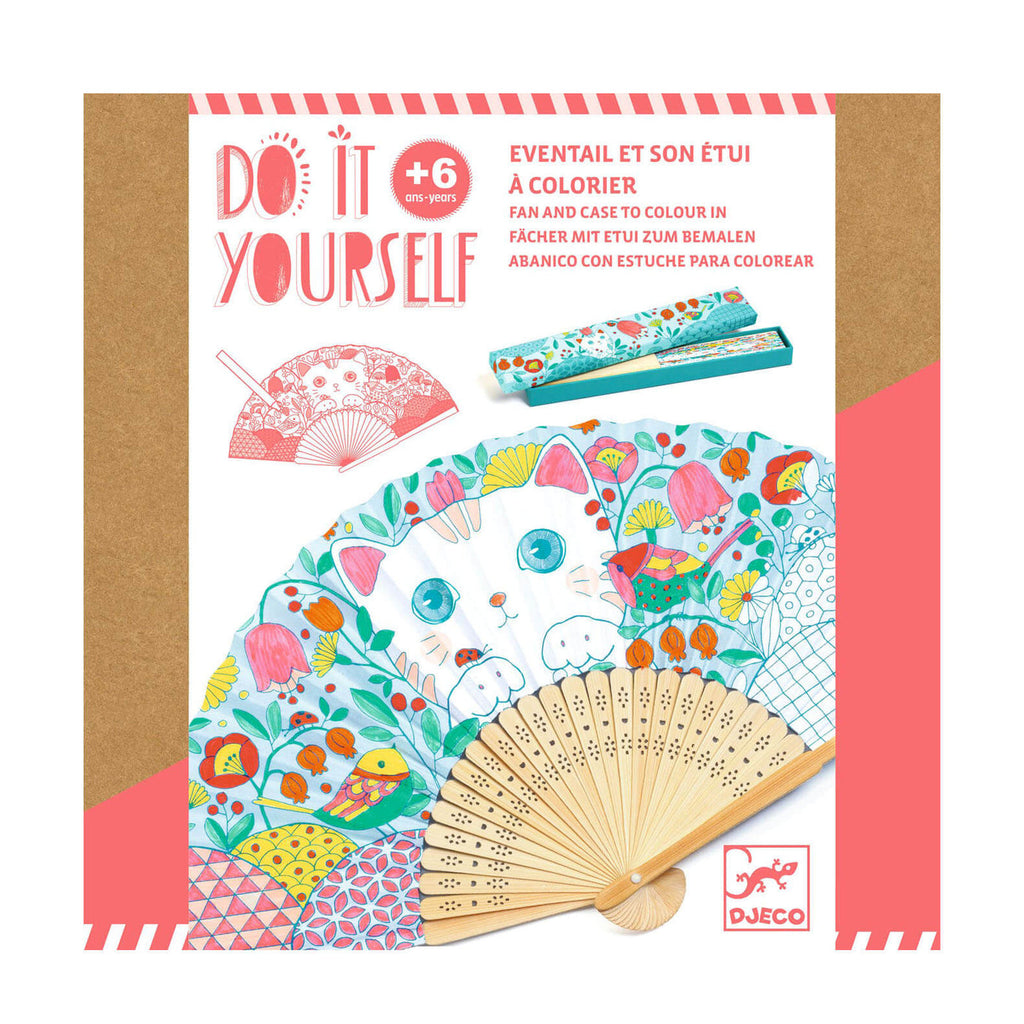 Do It Yourself - Colour in Fan - Koneko