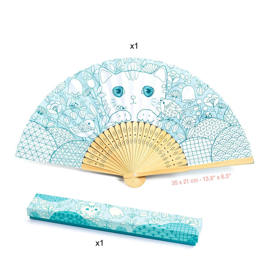 Do It Yourself - Colour in Fan - Koneko