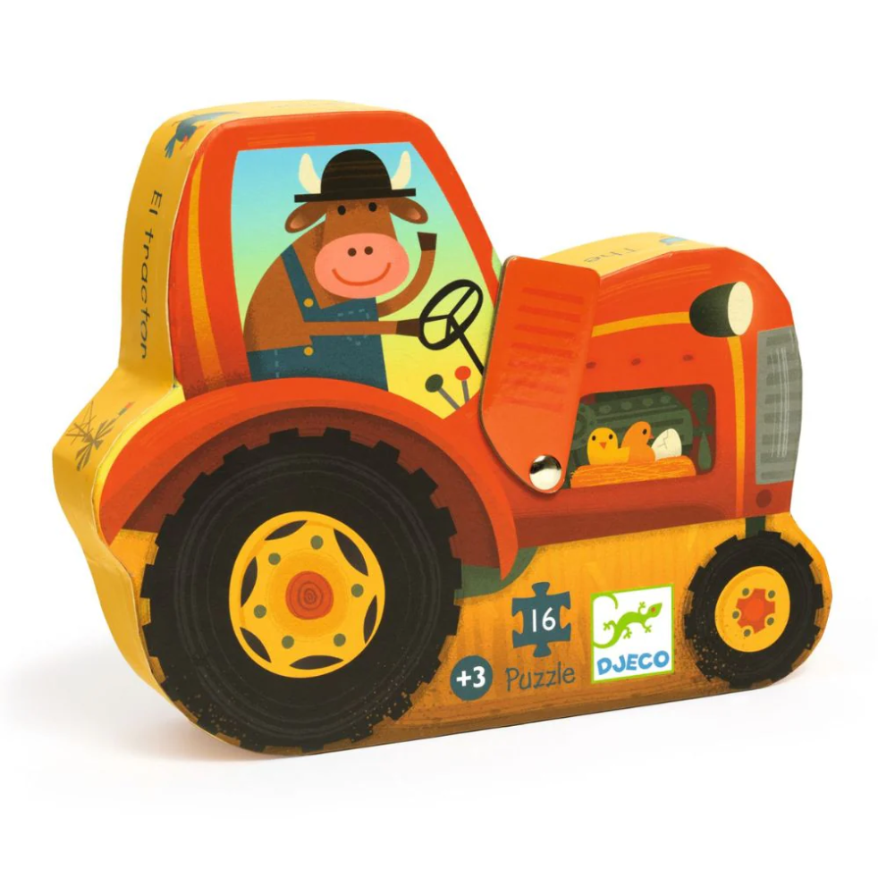 Silhouette Puzzle - The Tractor