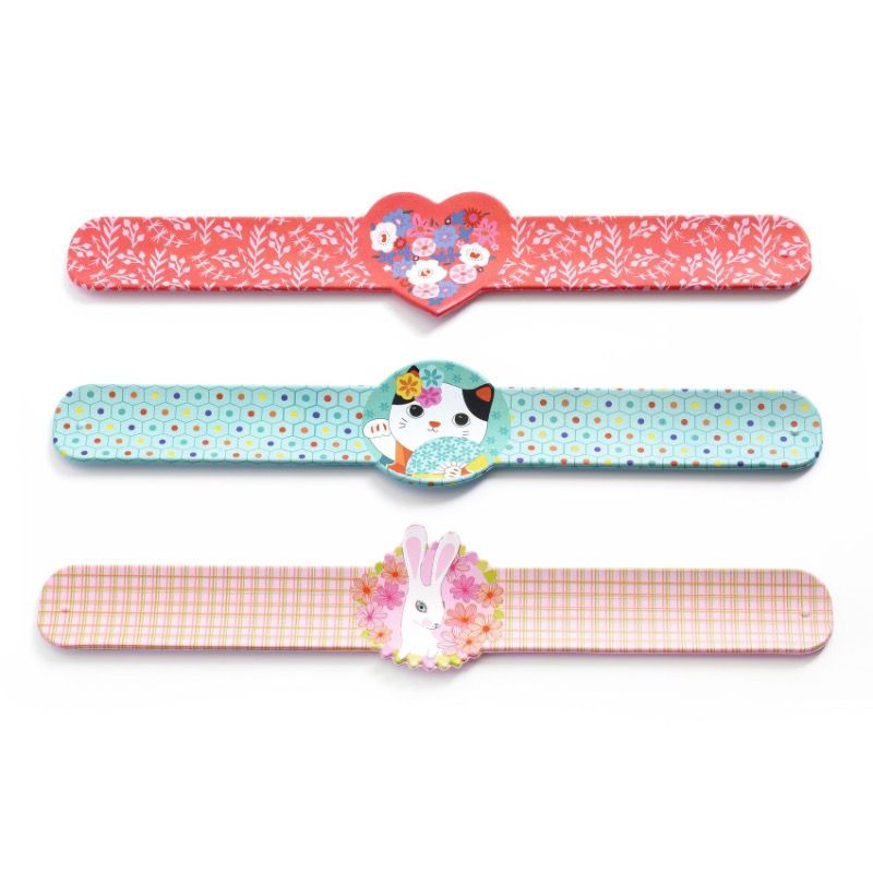 Slap Bracelets - Heart/Rabbit/Cat