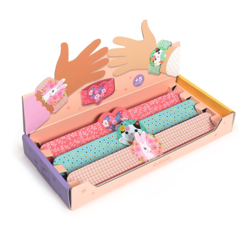Slap Bracelets - Heart/Rabbit/Cat