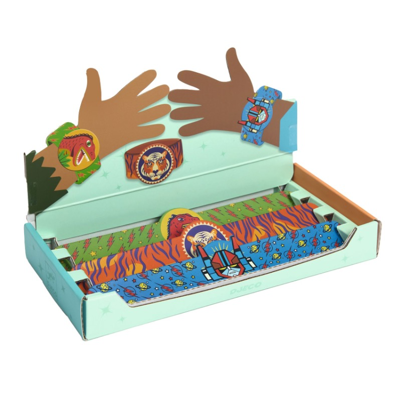 Slap Bracelets - Dino/Tiger/Superhero