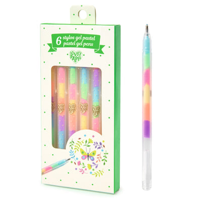 6 Pastel Gel Pens