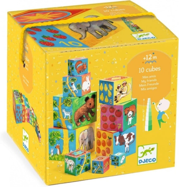 Djeco - My Friends - 10 Cubes (Copy)