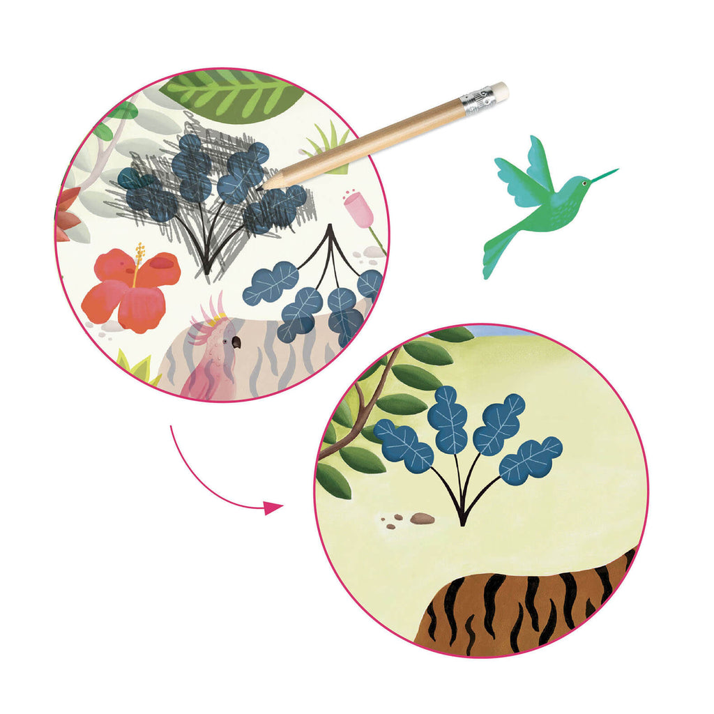 Inspired By - A Moment In Time (Rousseau) - A rub on transfer activity