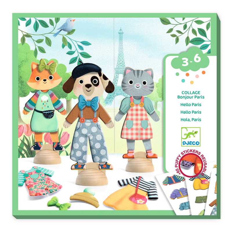 Djeco Collages - Bounjour Paris