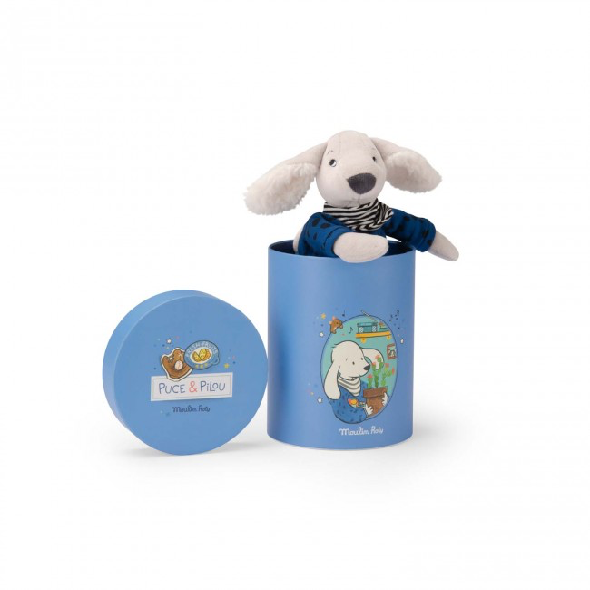 Pilou the dog Puce & Pilou