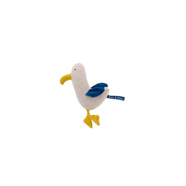 Gull rattle doll Puce & Pilou