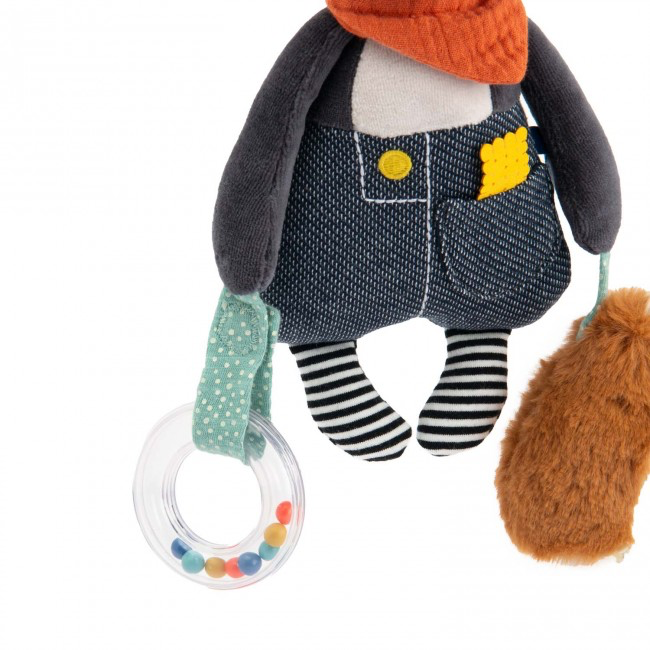 Hanging activity dog Puce & Pilou